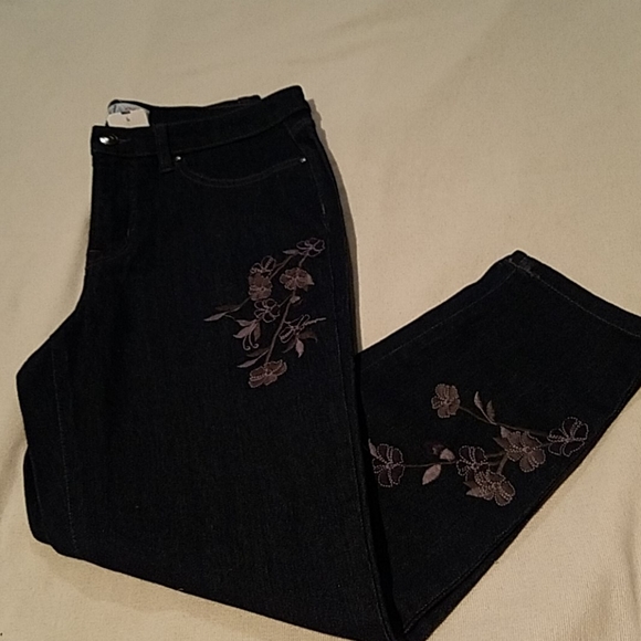 d & co. denim & company (8P) capri jeans - Picture 9 of 15